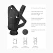 BabyBjorn Baby Carrier Mini Woven Black