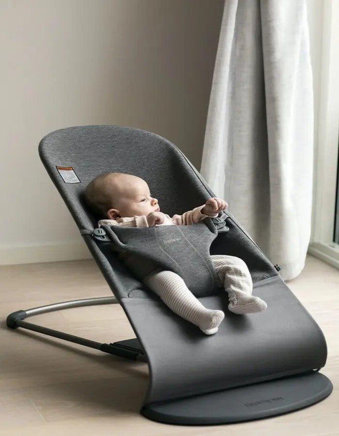 BabyBjorn Bouncer Bliss 3D Jersey Charcoal Grey