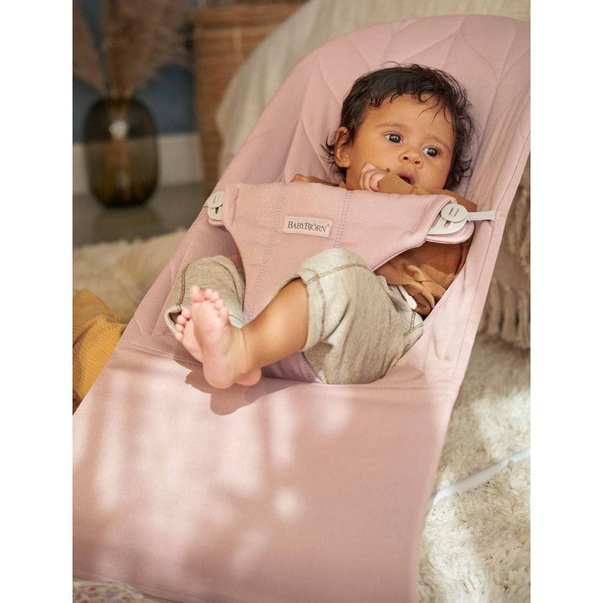 Babybjorn Bouncer Bliss Woven Petal Quilt Dusty Pink