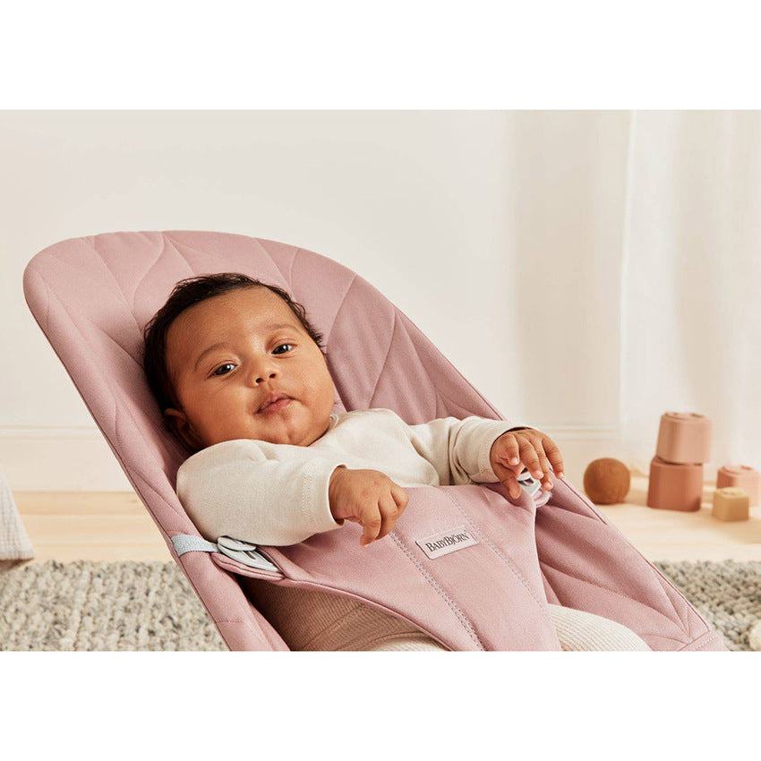 Babybjorn Bouncer Bliss Woven Petal Quilt Dusty Pink