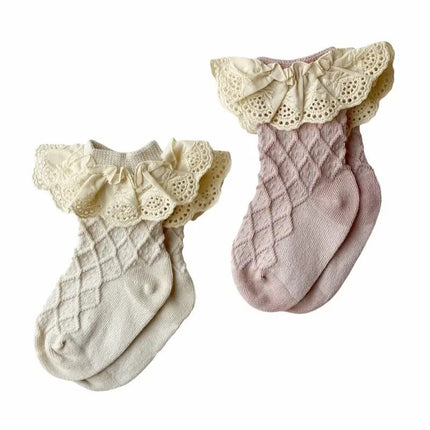 Baby Boss ME Cotton Frill Socks Set Pink