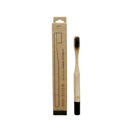 Baby Boss ME Kids Bamboo Toothbrush Black (From Birth)