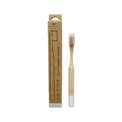 Baby Boss ME Kids Bamboo Toothbrush White (From Birth)