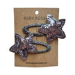 Baby Boss ME Kids Hair Clip Star (2Pack) Silver