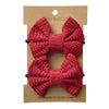 Baby Boss ME Kids Hair Tie Bow Red