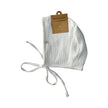 Baby Boss ME Muslin Cotton Baby Bonnet (0-1yr) White