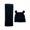 Baby Boss ME Organic Bamboo Swaddle & Beanie Set Black