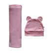 Baby Boss ME Organic Bamboo Swaddle & Beanie Set Pink