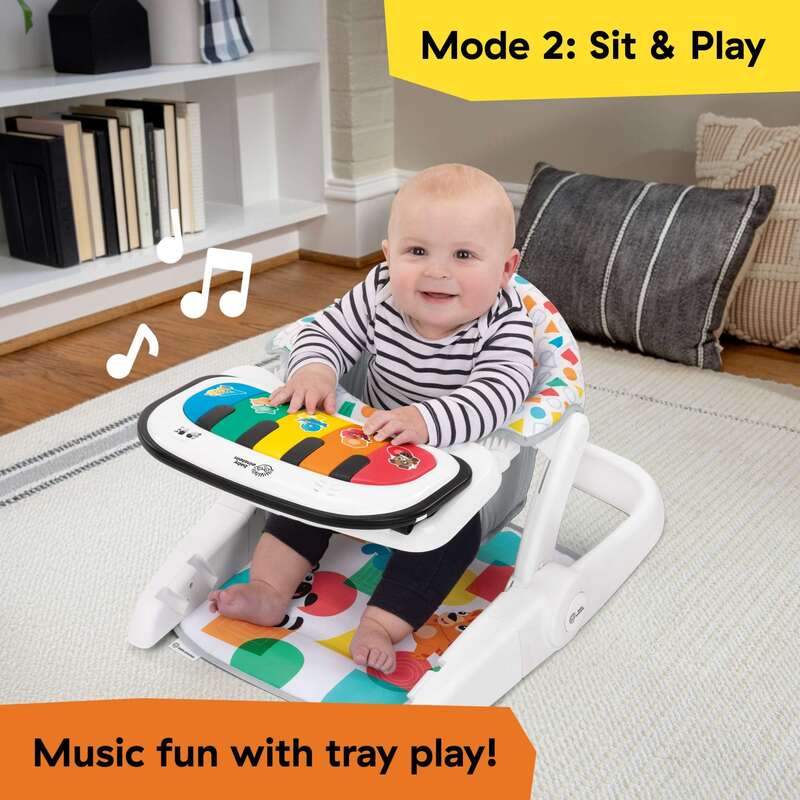 Baby Einstein 4-In-1 Tappin Tunes Learn To Sit Music & Languange Floor Seat (4-30M)