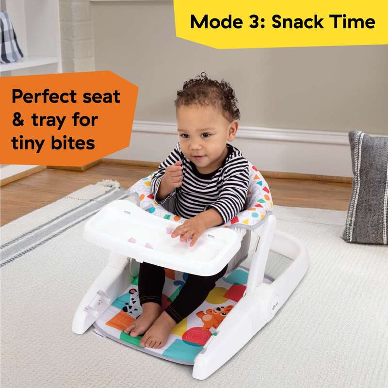 Baby Einstein 4-In-1 Tappin Tunes Learn To Sit Music & Languange Floor Seat (4-30M)