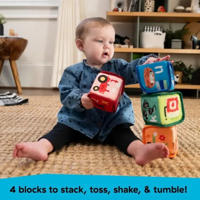 Baby Einstein Alpha Stacks Soft Blocks (3M - Plus)