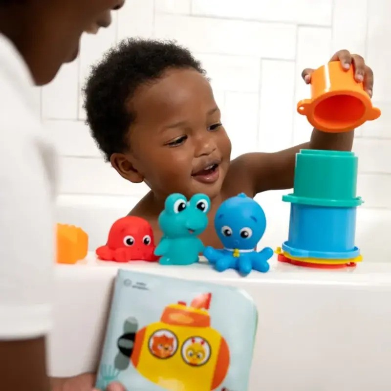 Baby Einstein Opuss Bath Pals 11-Pieces Bath Gift Set (3M-Plus)