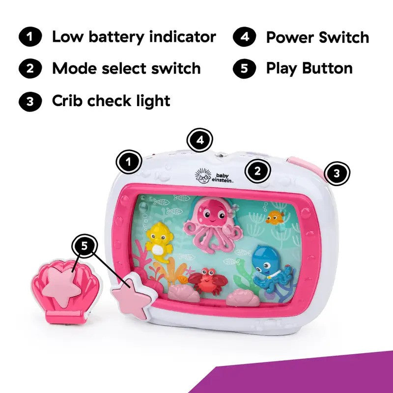 Baby Einstein Sea Dreams Soother Crib Toy Pink (0m-Plus)