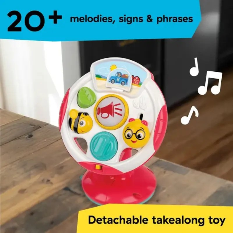 Baby Einstein Snack & Steer Learn to Dine Feeding Seat (6m-3yrs)