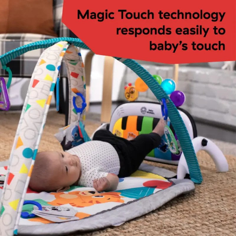 Baby Einstein 4-in-1 Kickin Tunes Musical Meadow Music & Language Discovery Gym (0M-Plus)