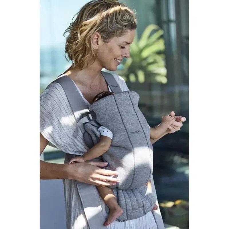 Babybjorn Baby Carrier Mini 3D Jersey Light Grey