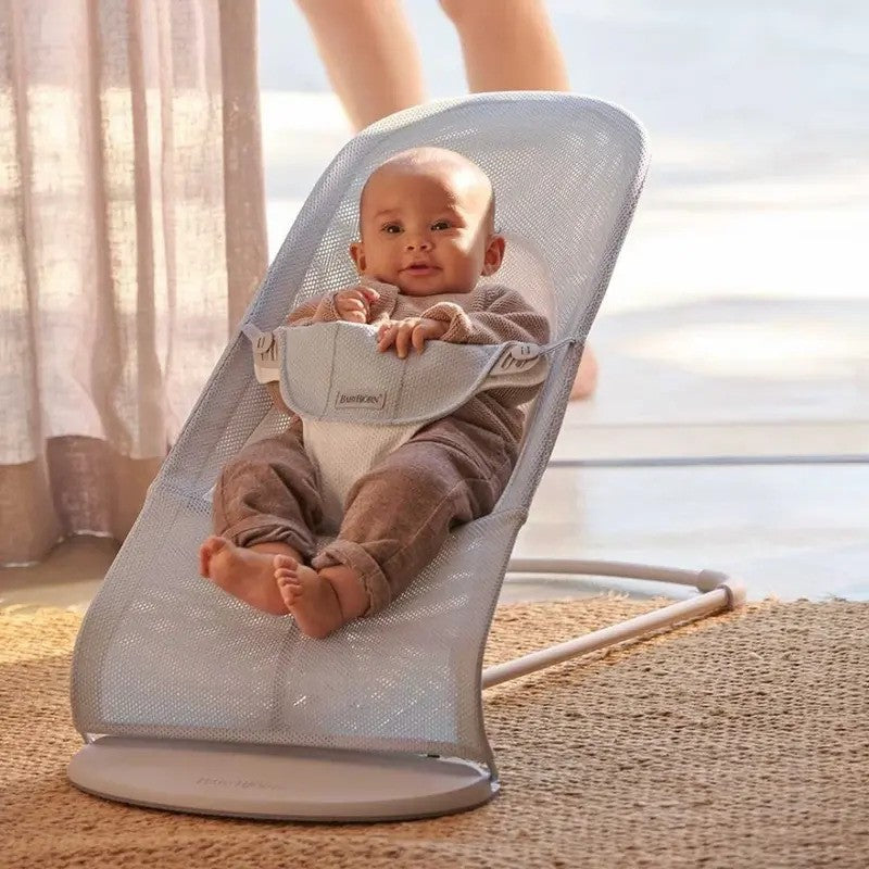 Babybjorn Bouncer Balance Soft Mesh Silver/White