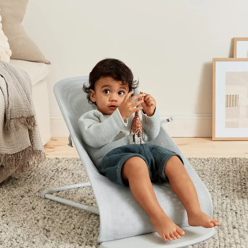 Babybjorn Bouncer Balance Soft Mesh Silver/White