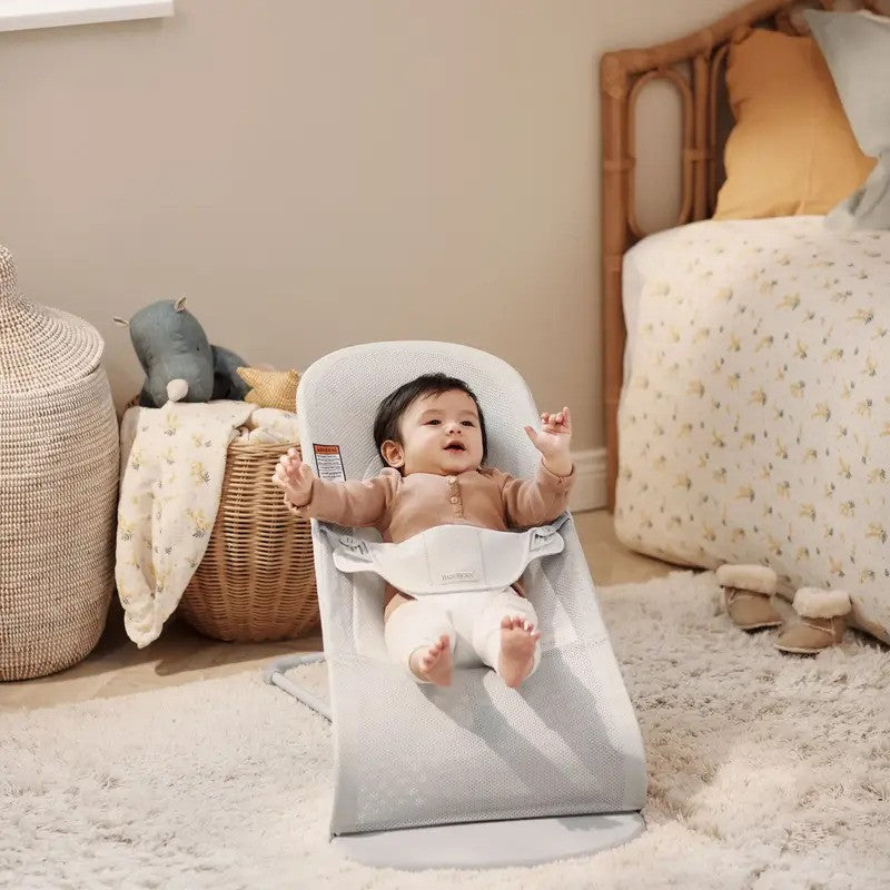 Babybjorn Bouncer Balance Soft Mesh Silver/White