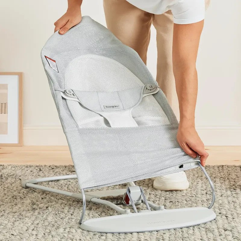 Babybjorn Bouncer Balance Soft Mesh Silver/White