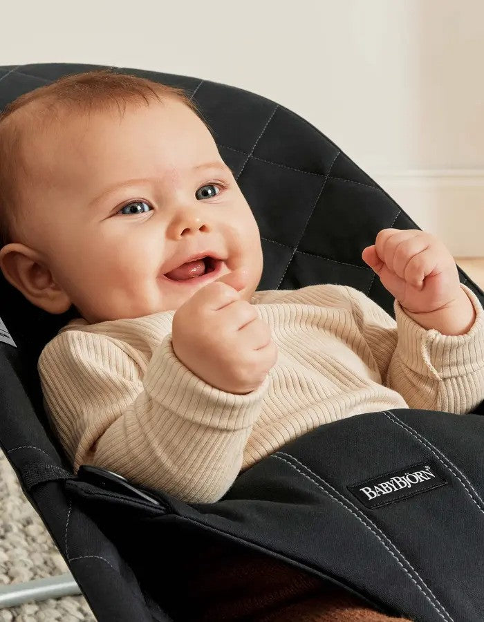 Babybjorn Bouncer Bliss Black Cotton