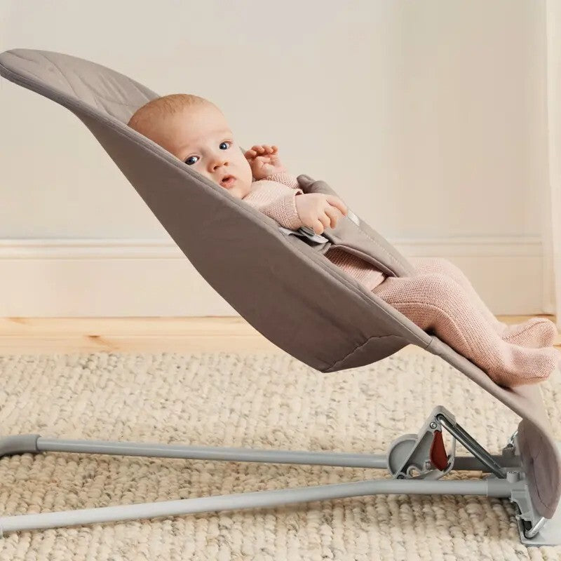 Babybjorn Bouncer Bliss Woven Petal Quilt Sand Grey