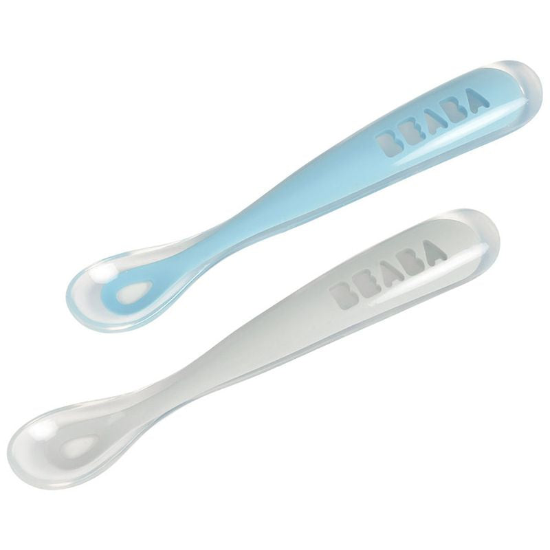 Beaba Silicone Spoon 1st Age Set Of 2 + Box