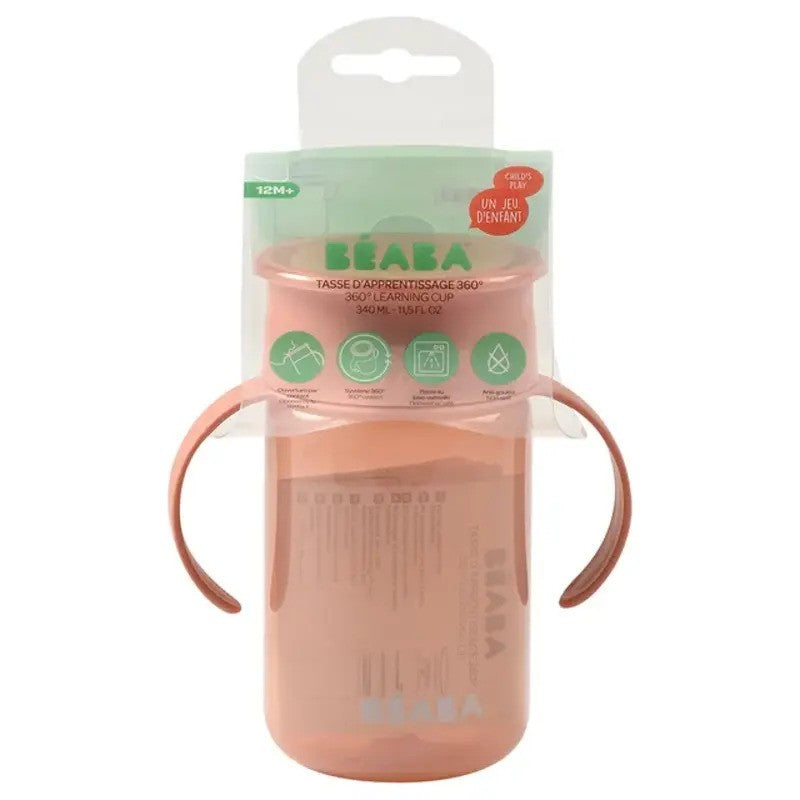 Beaba 360 Learning Cup 340ml Pink