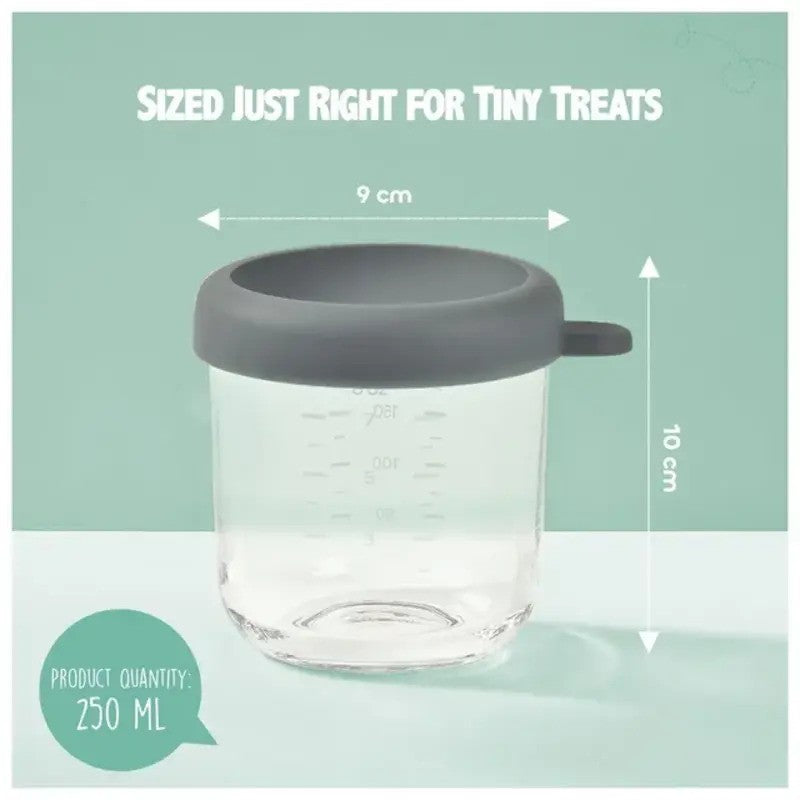 Beaba Conservative Glass Jars 250ML Mineral