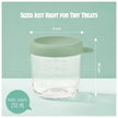 Beaba Conservative Glass Jars 250ML Sage Green