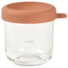 Beaba Conservative Glass Jars 250ML Terracotta