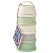 Beaba Formula Milk Container 4 Compartments Cotton White & Sage Green