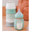 Beaba Formula Milk Container 4 Compartments Cotton White & Sage Green