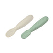 Beaba Silicone Pre-Spoons Set Of 2 Sage Green Velvet Grey