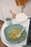 Beaba Silicone Meal Set 4pcs (4M Plus) - Sage Green Misty Green