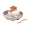Beaba Silicone Meal Set 4pcs (4M Plus) - Terracotta Gazelle