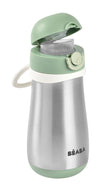 Beaba Stainless Steel Bottle 350 ml + Handle Sage