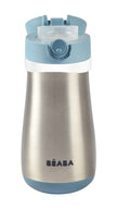 Beaba Stainless Steel Bottle 350 ml + Handle Windy Blue