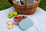 Beaba Stainless Steel Lunch Box Velvet Baltic Blue