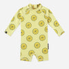 Beach & Bandits Babysuit Squeeze The Day Lemon