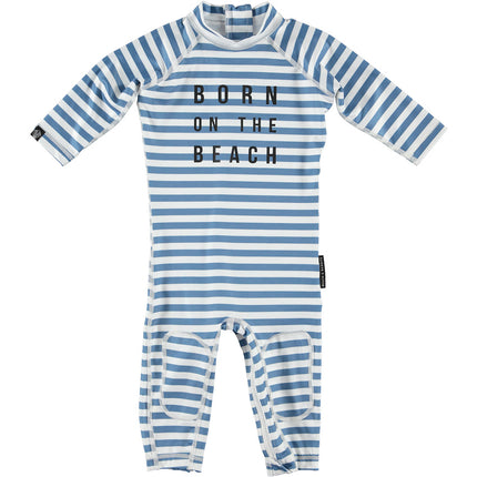 Beach & Bandits Beach Boy Babysuit Ocean Blue XXS