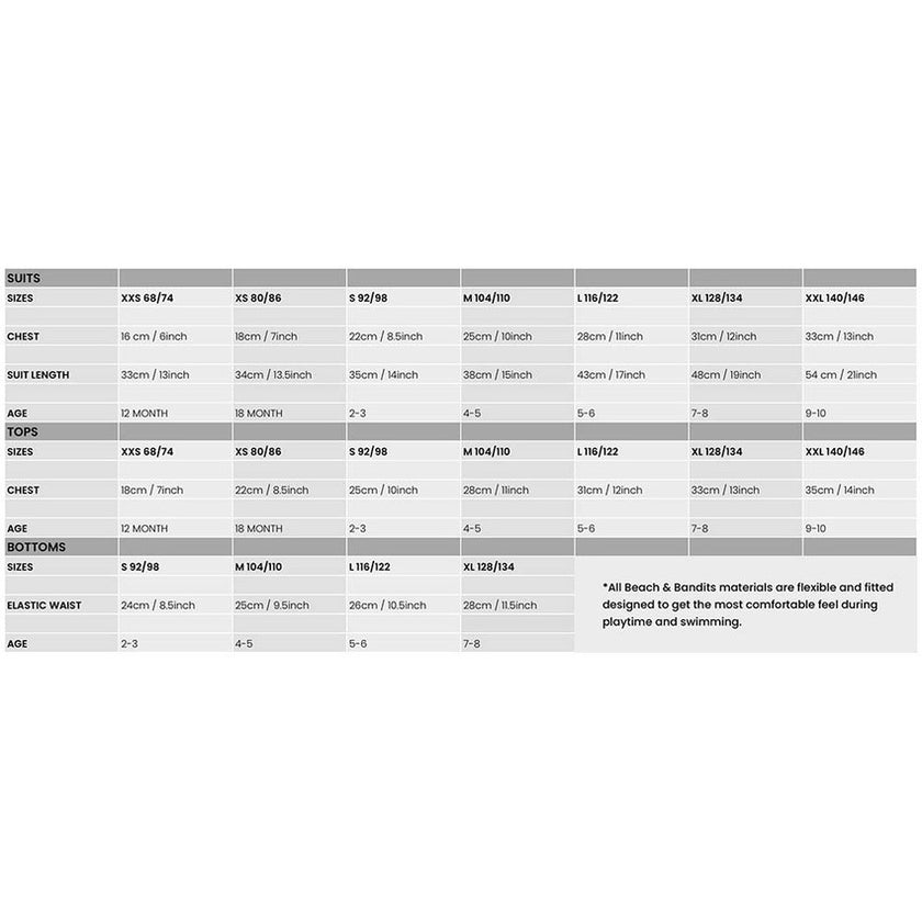 Beach & Bandits Leopard Shark Babysuit Ivory