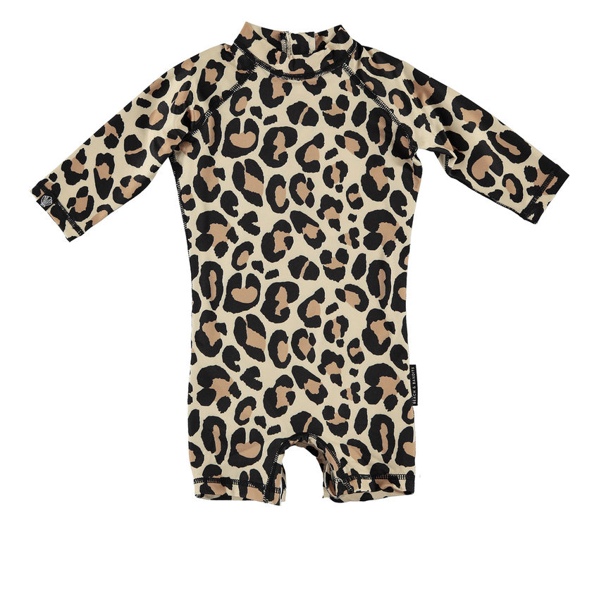 Beach & Bandits Leopard Shark Babysuit Ivory XXS