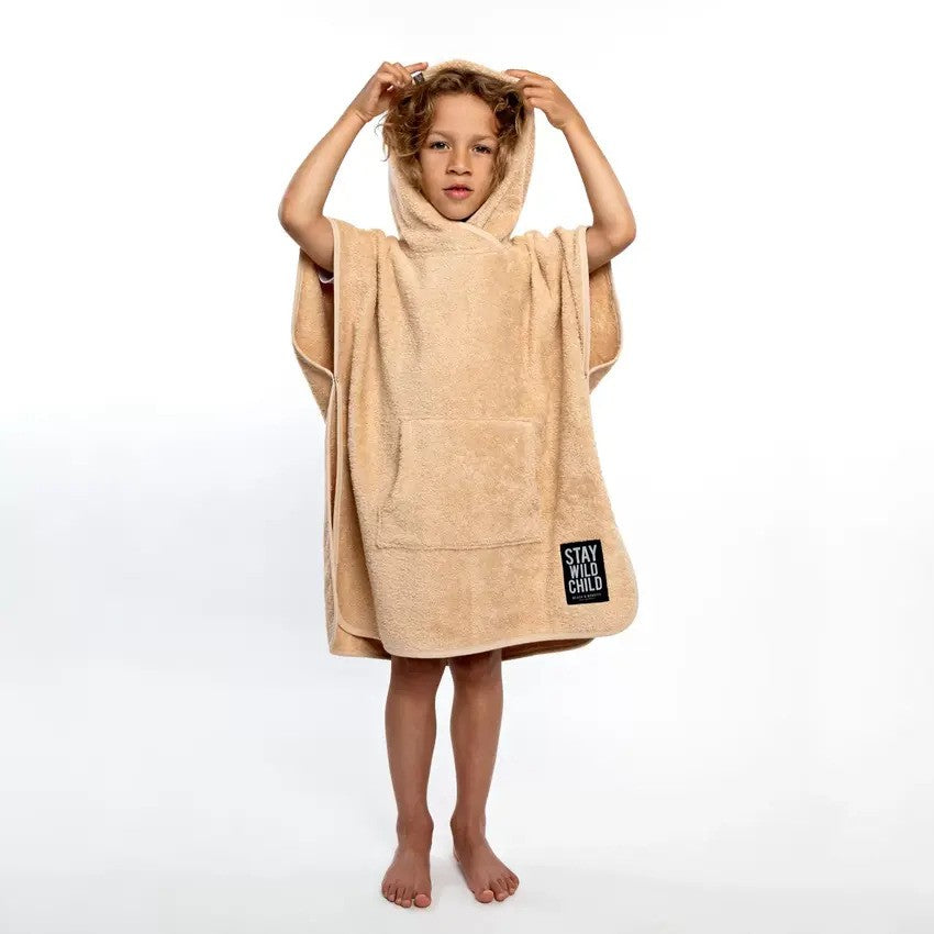 Beach & Bandits Poncho (100% Organic Cotton) Sand