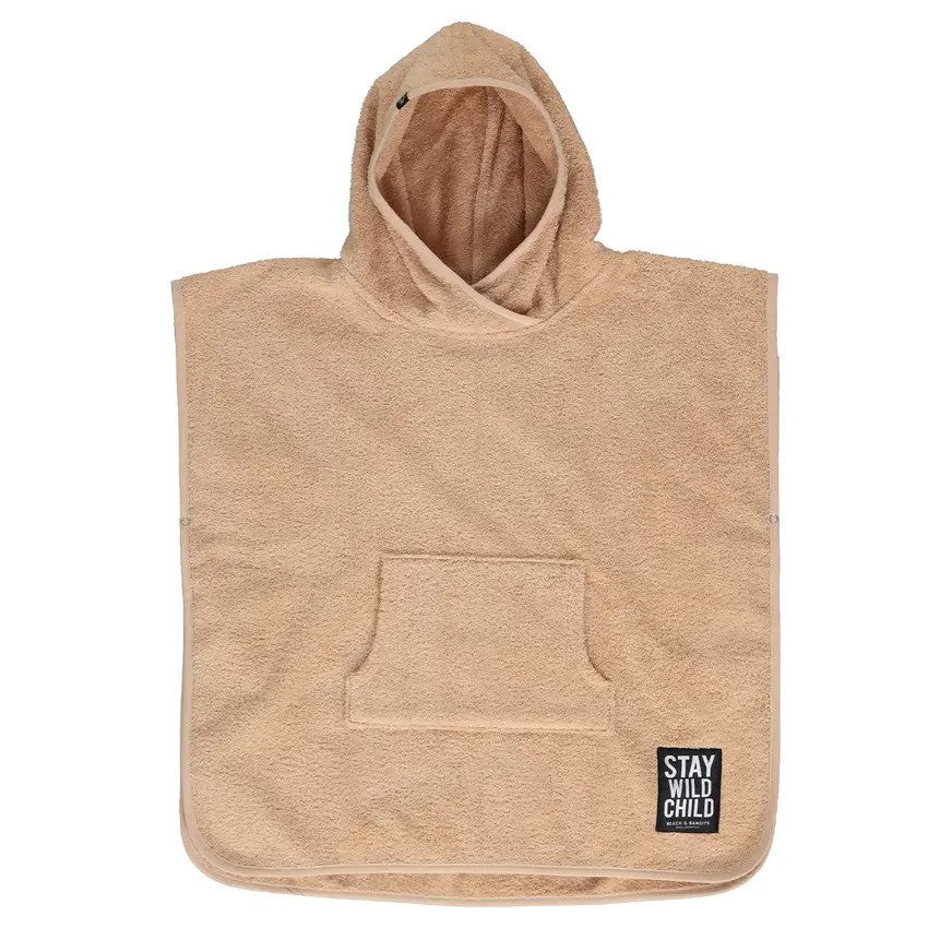 Beach & Bandits Poncho (100% Organic Cotton) Sand