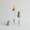 Bibs Baby Bottle Round Nipple Latex (1Pack 270ml) Medium Flow - Sage