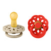 Bibs Pacifier Boheme (2Pack) Latex Vanilla/Candy Apple