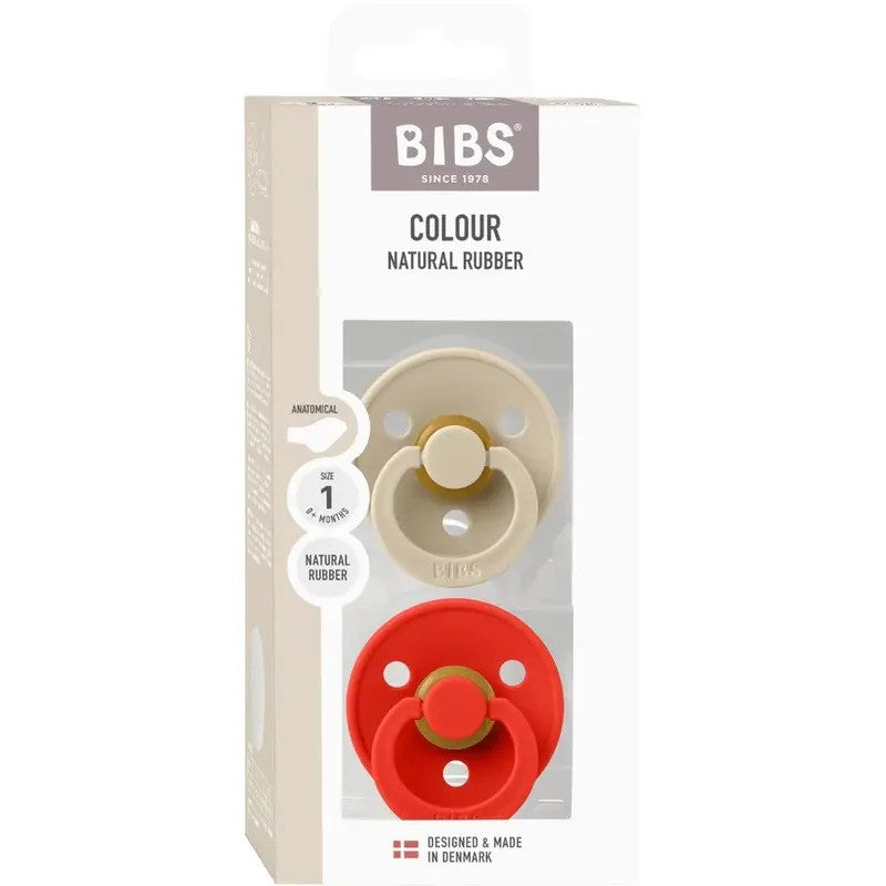 Bibs Colour (2Pack) Latex Anatomical - Vanilla Candy
