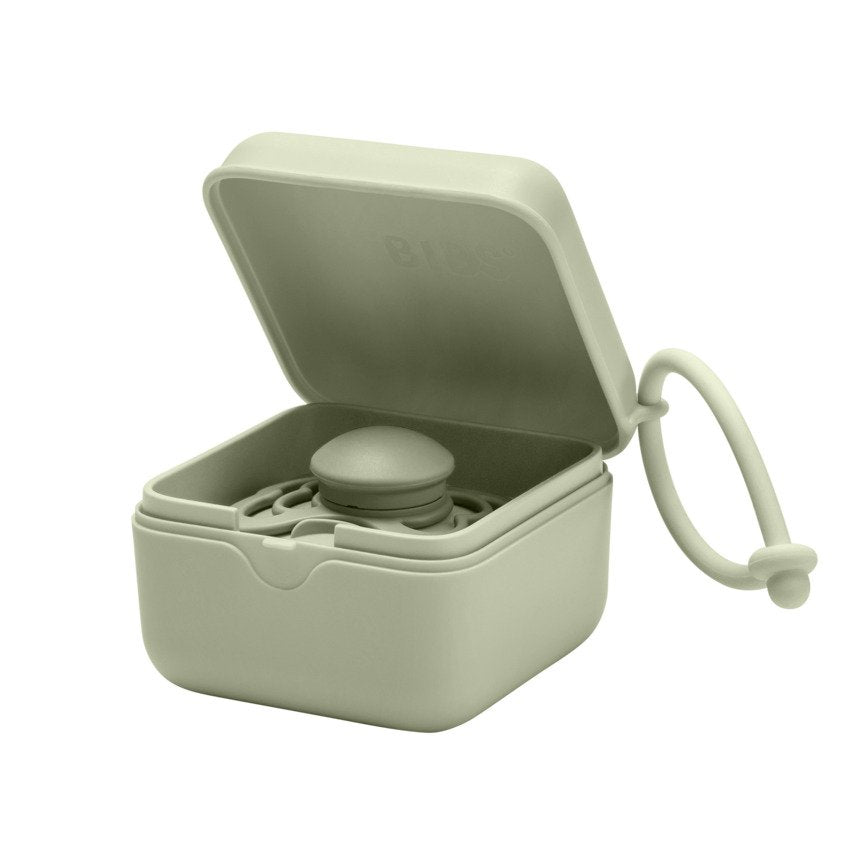 Bibs Pacifier Box Baby Sage