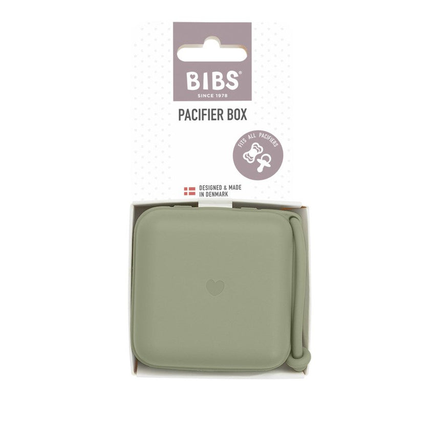 Bibs Pacifier Box Baby Sage